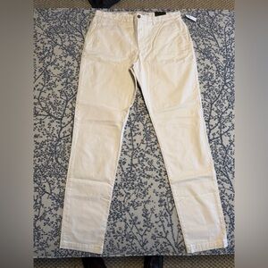 Banana Republic Cream Chinos
